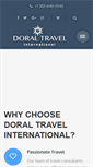 Mobile Screenshot of doraltravelint.com